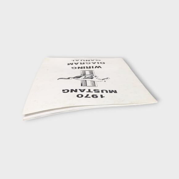 1970 MUSTANG Wiring Diagram Manual With Shelby Supplement - Picture 4 of 6